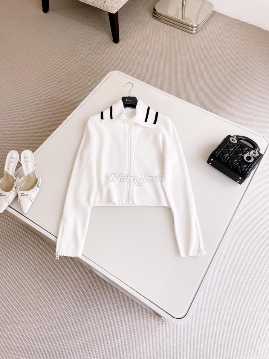 하얀악마 디올 리비에라 스탠드 칼라 크롭 재킷 (6).jpg