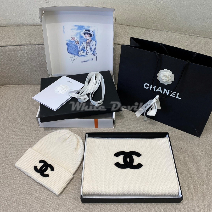 하얀악마 샤넬 머플러 & 모자 (5).jpg