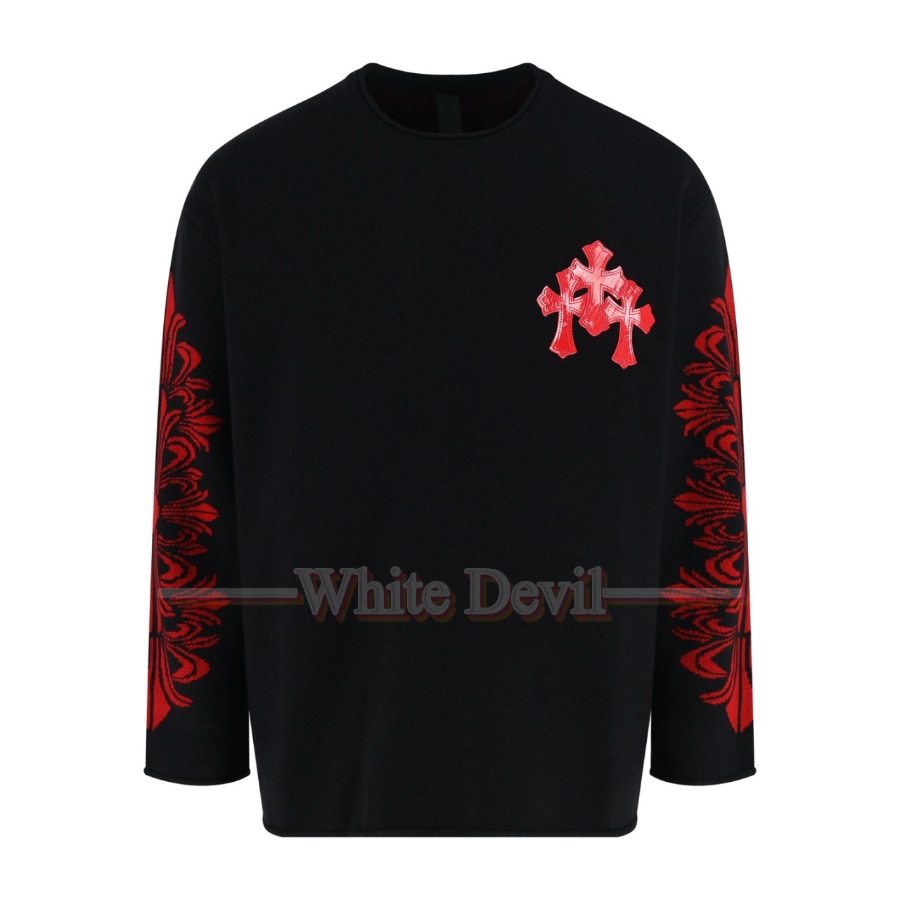 하얀악마 레플리카 크롬하츠 니트 (4).jpg