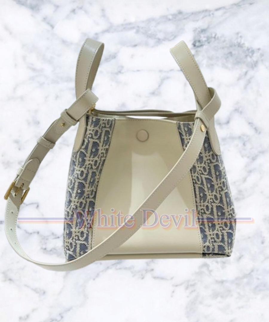 하얀악마 이미테이션 디올 버킷백 (10).JPG