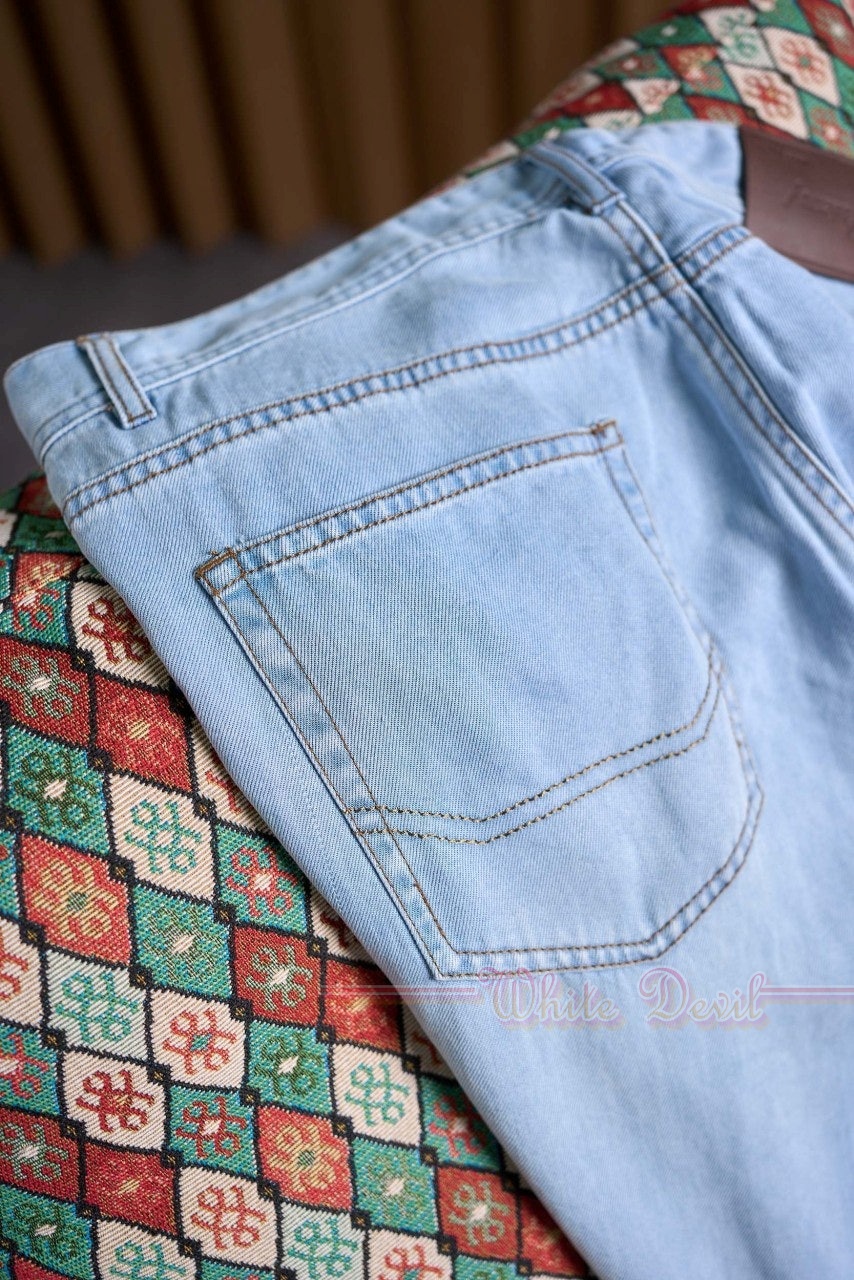 하얀악마 레플리카 브리오니 청바지 (8).jpg